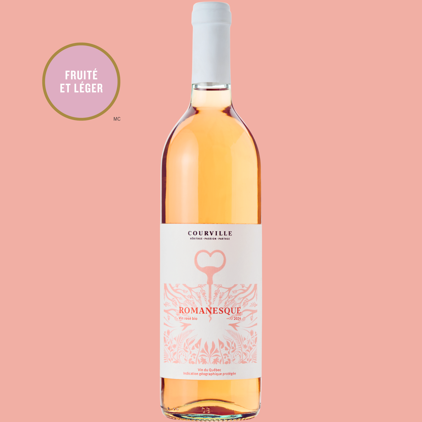 ROMANESQUE - ORGANIC ROSÉ WINE